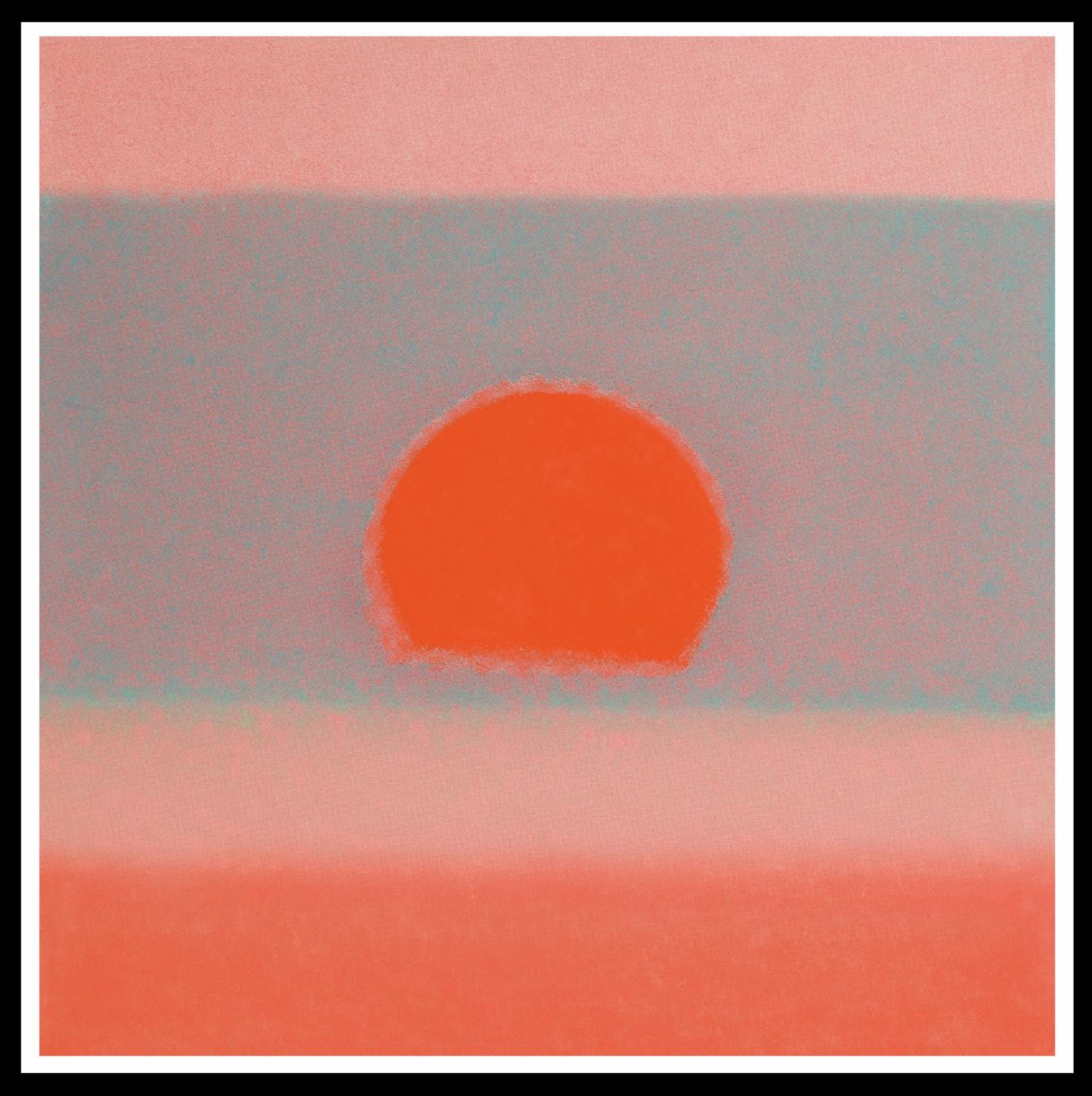 Full sized Andy Warhol "SUNSET"#29- Screenprint - Unsigned. Pop Art- Top Quality- Ships Flat- Great Colors & Best Price.